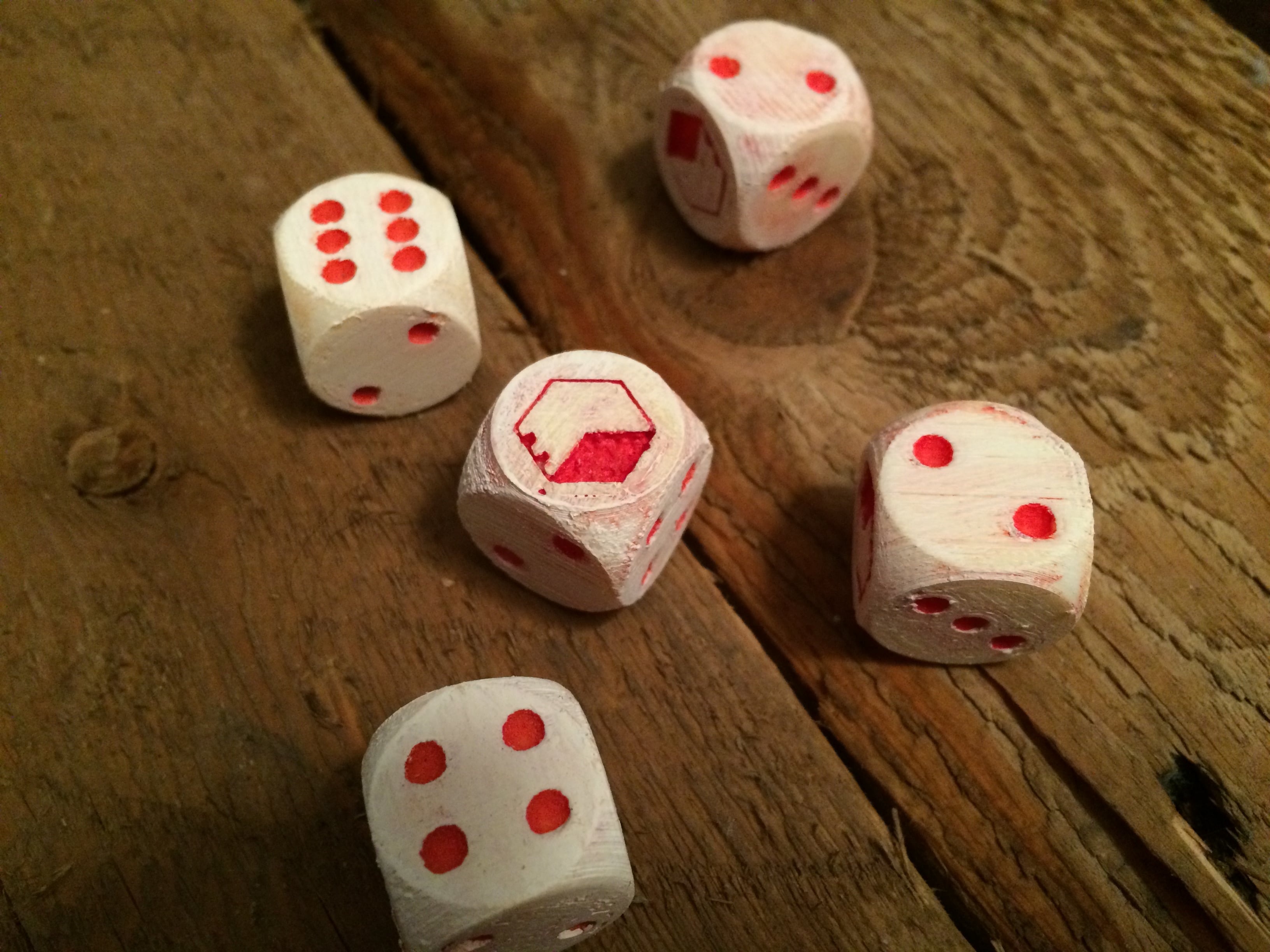 Custom Dice for Maker Games