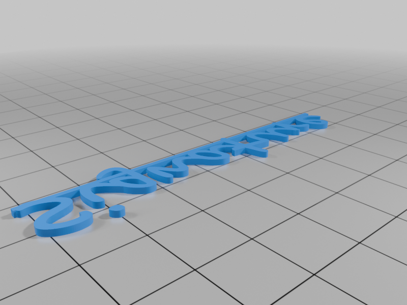 Generator for 3D lettering / logos / nameplates