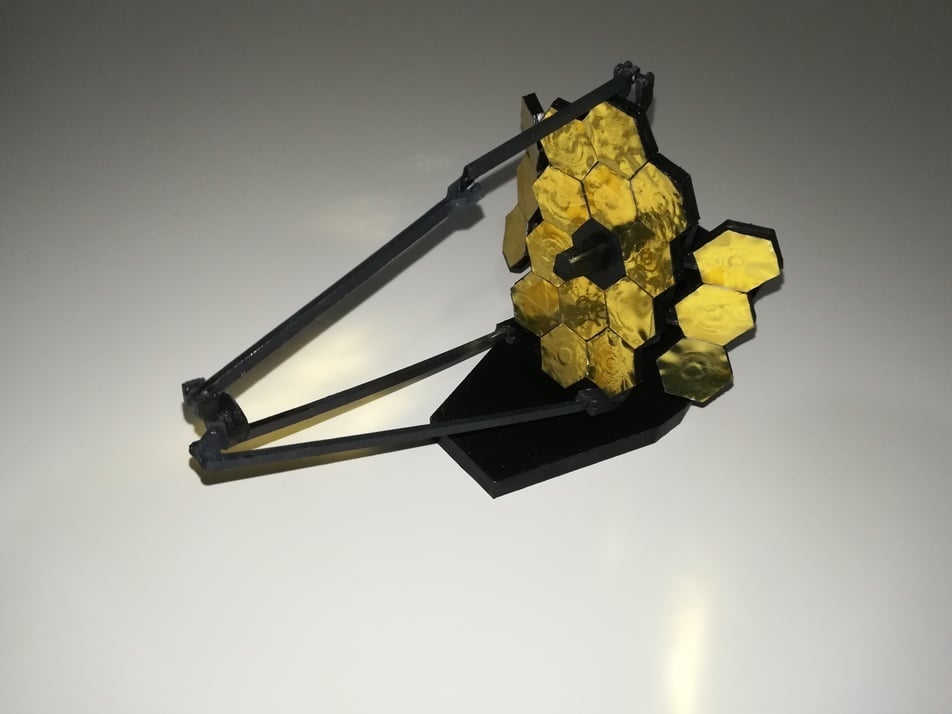 Foldable James Webb Telescope