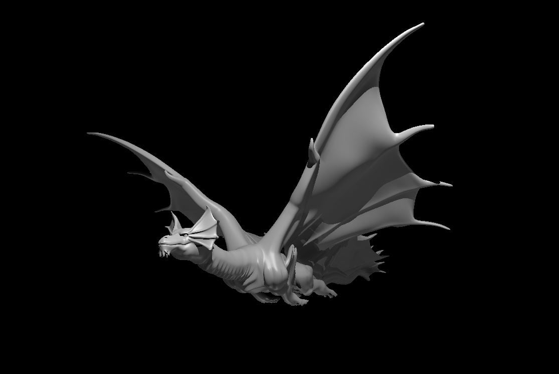 Image of Brass Dragon Flying
