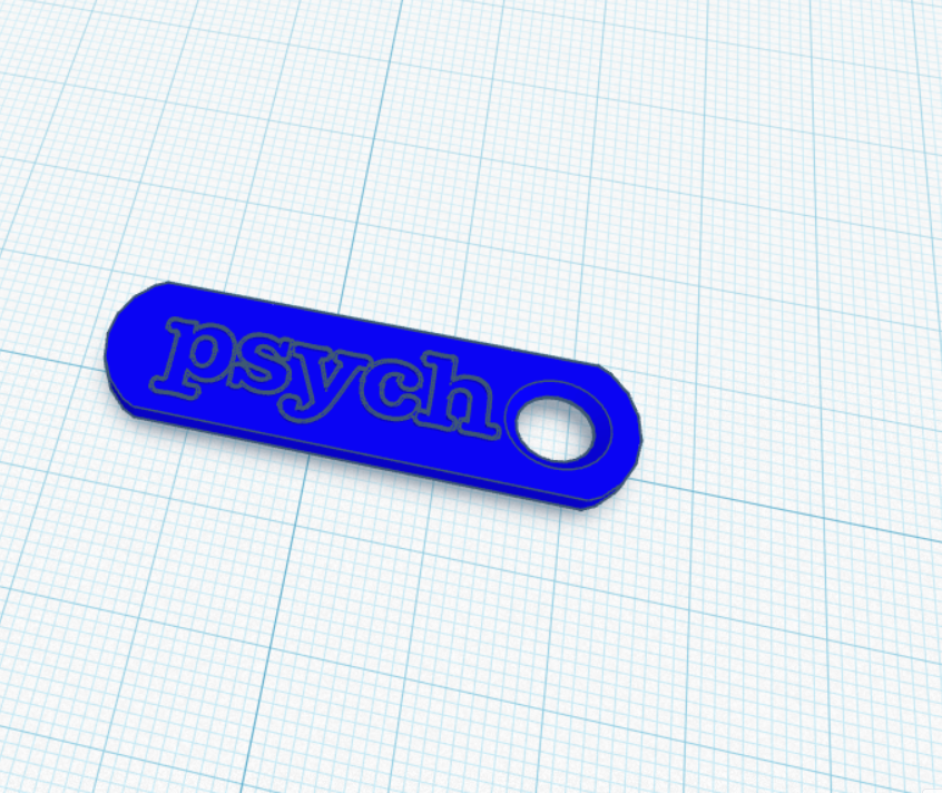 Psych Keychain