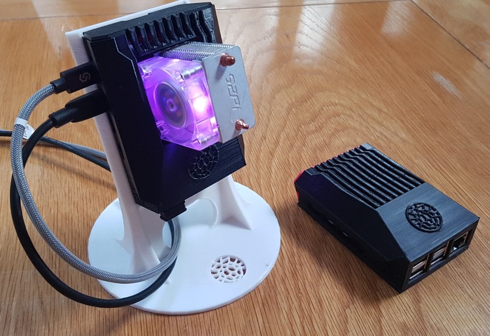 Raspberry Pi 4 Case - Overclocked