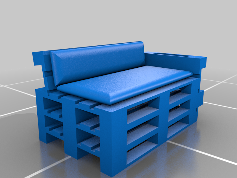 TT Scale 1:120 Hipster pallet furniture