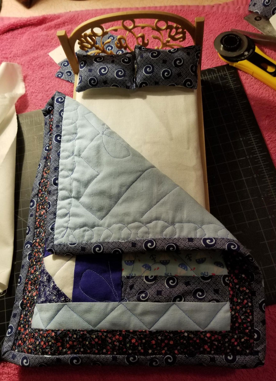 Bed for Barbie Dolls