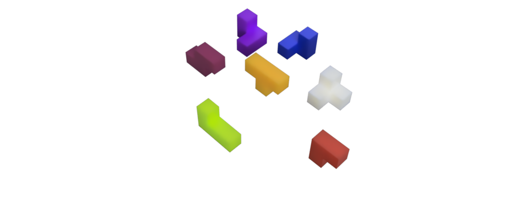 Puzzle Cube 3D with Box