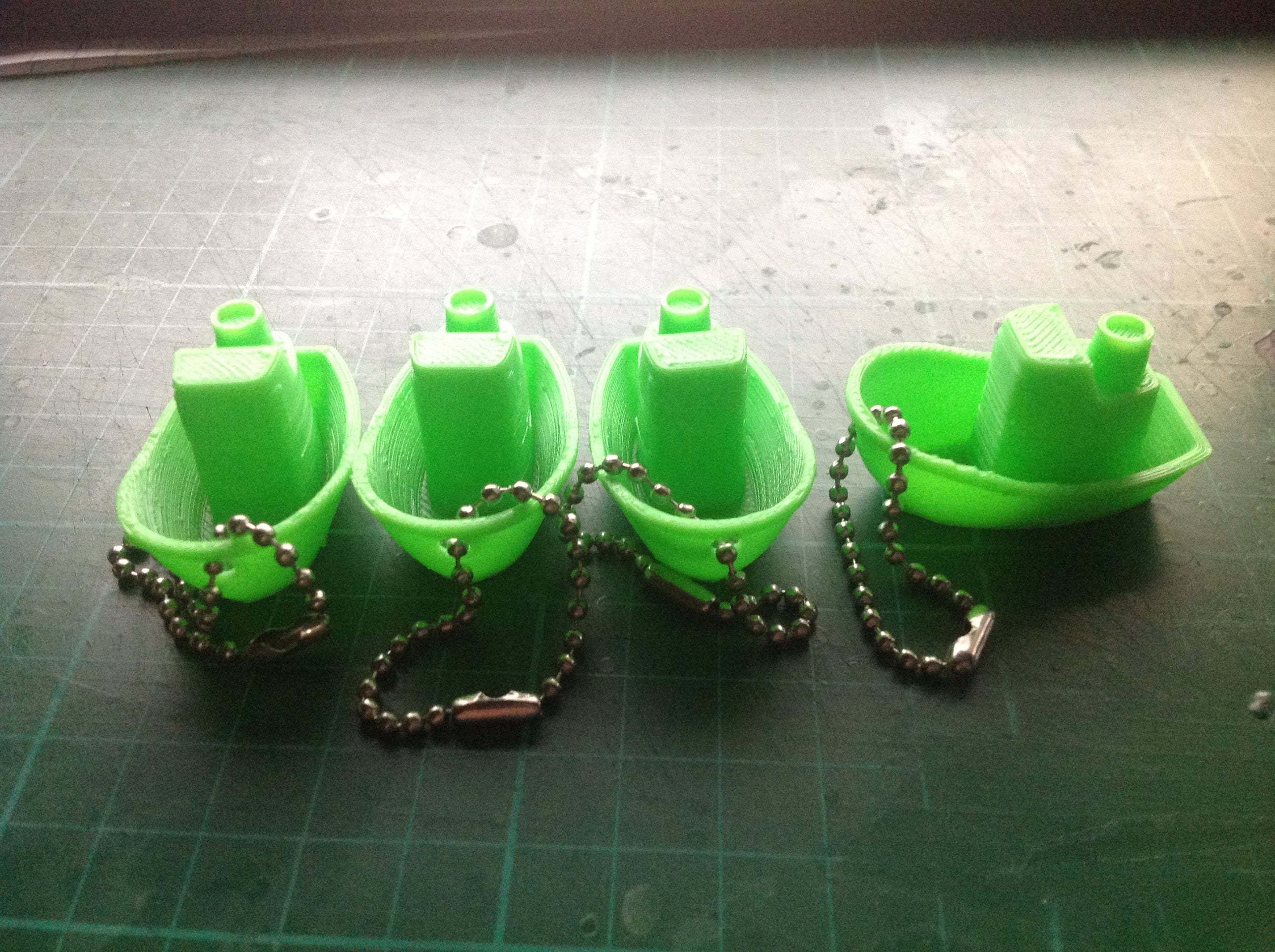 Toy Boat Keychain