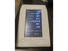 Creality CR-6 SE Screen Bezel Cover (scratch protection!)