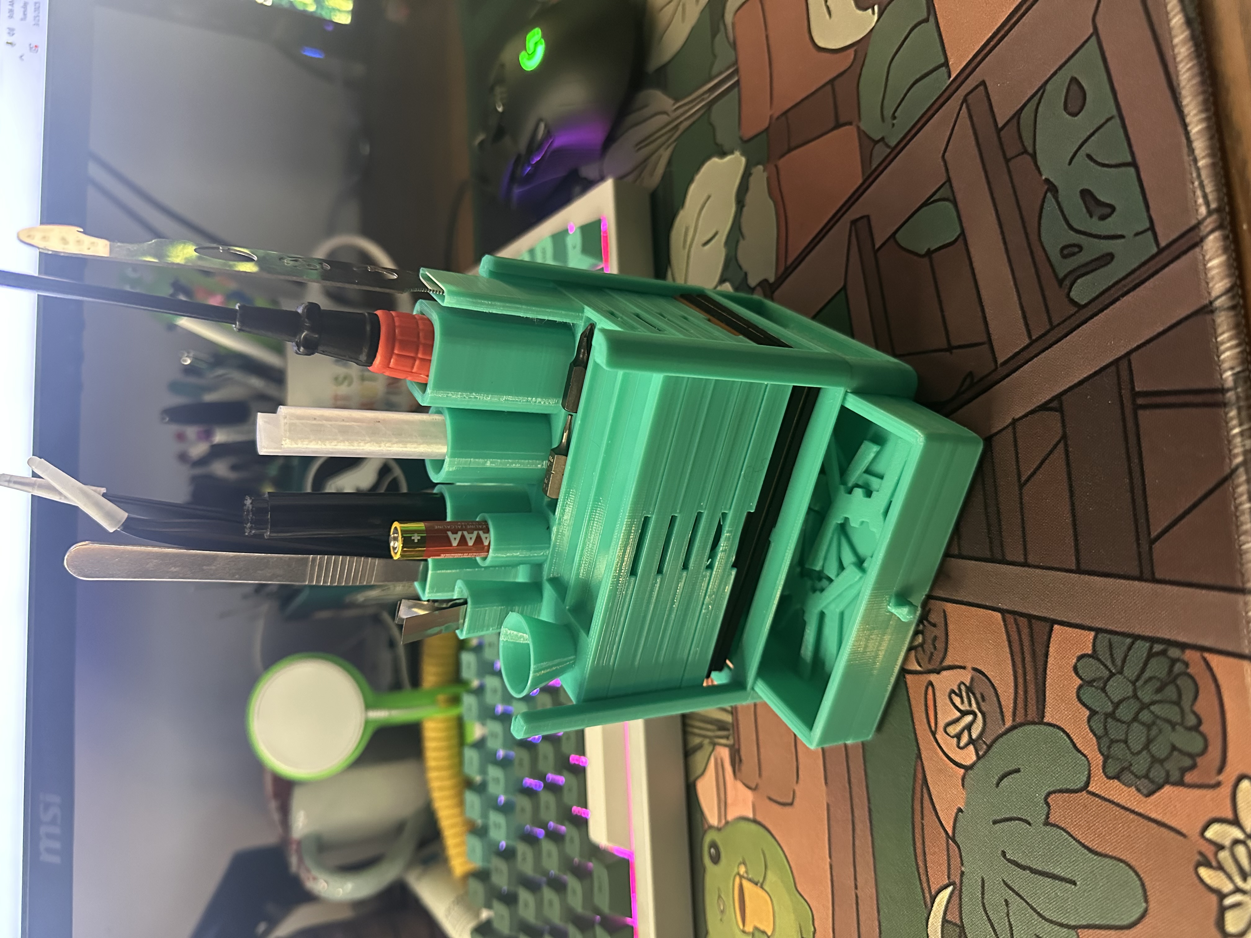 Zongo's Modular Lock Pinning Tray System with Gut Station