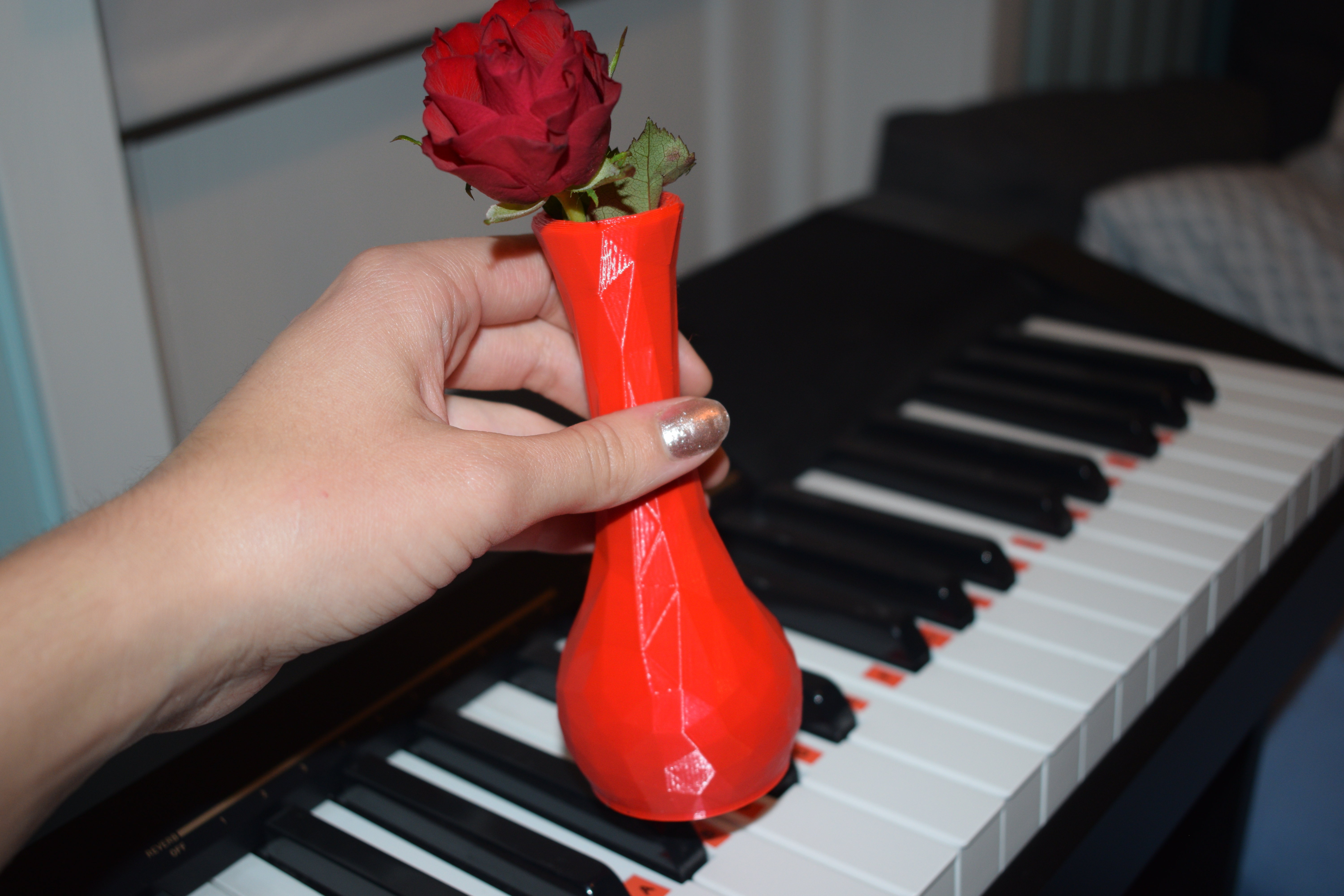 low poly bud vase