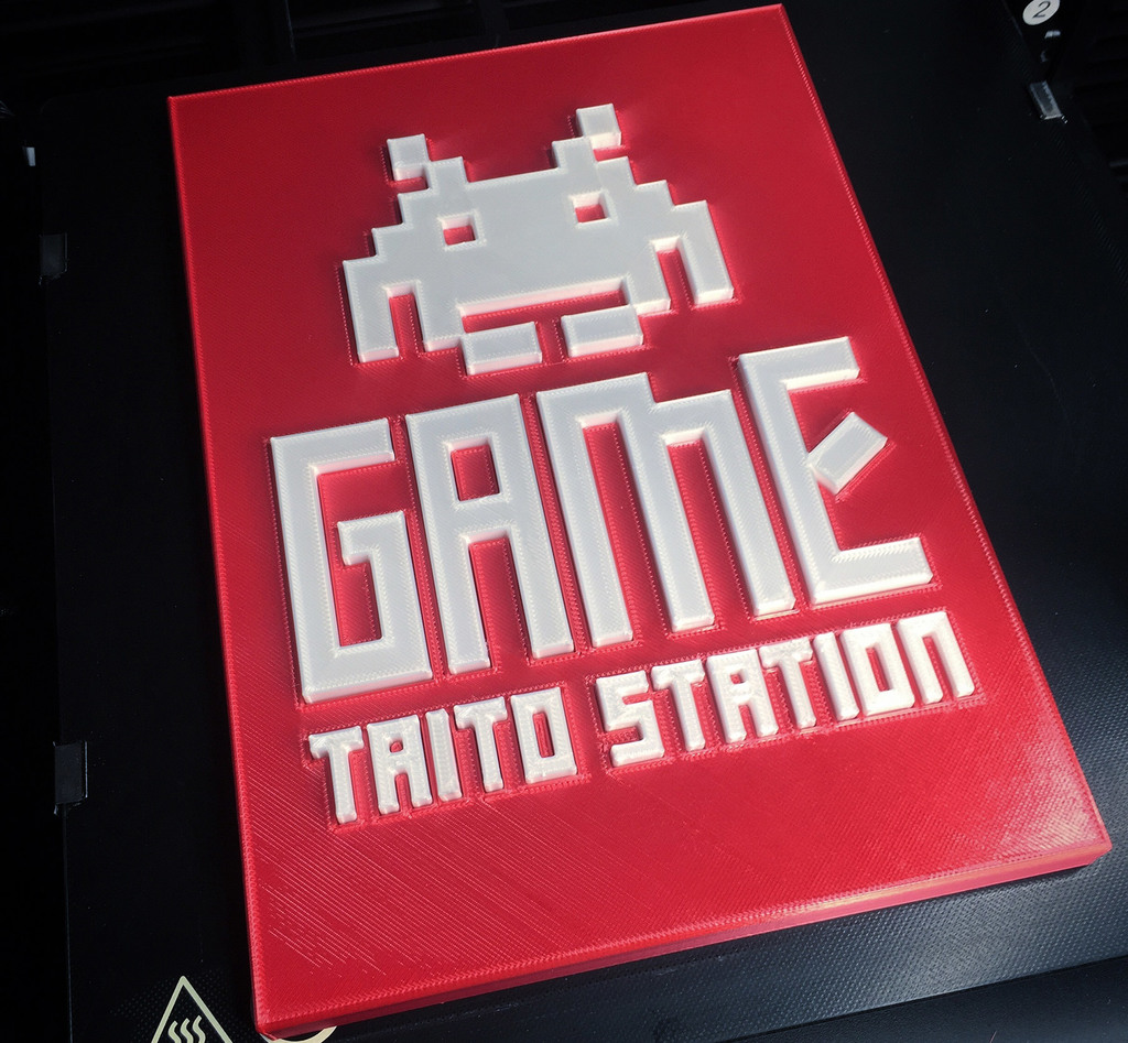 Game Station Taito plate