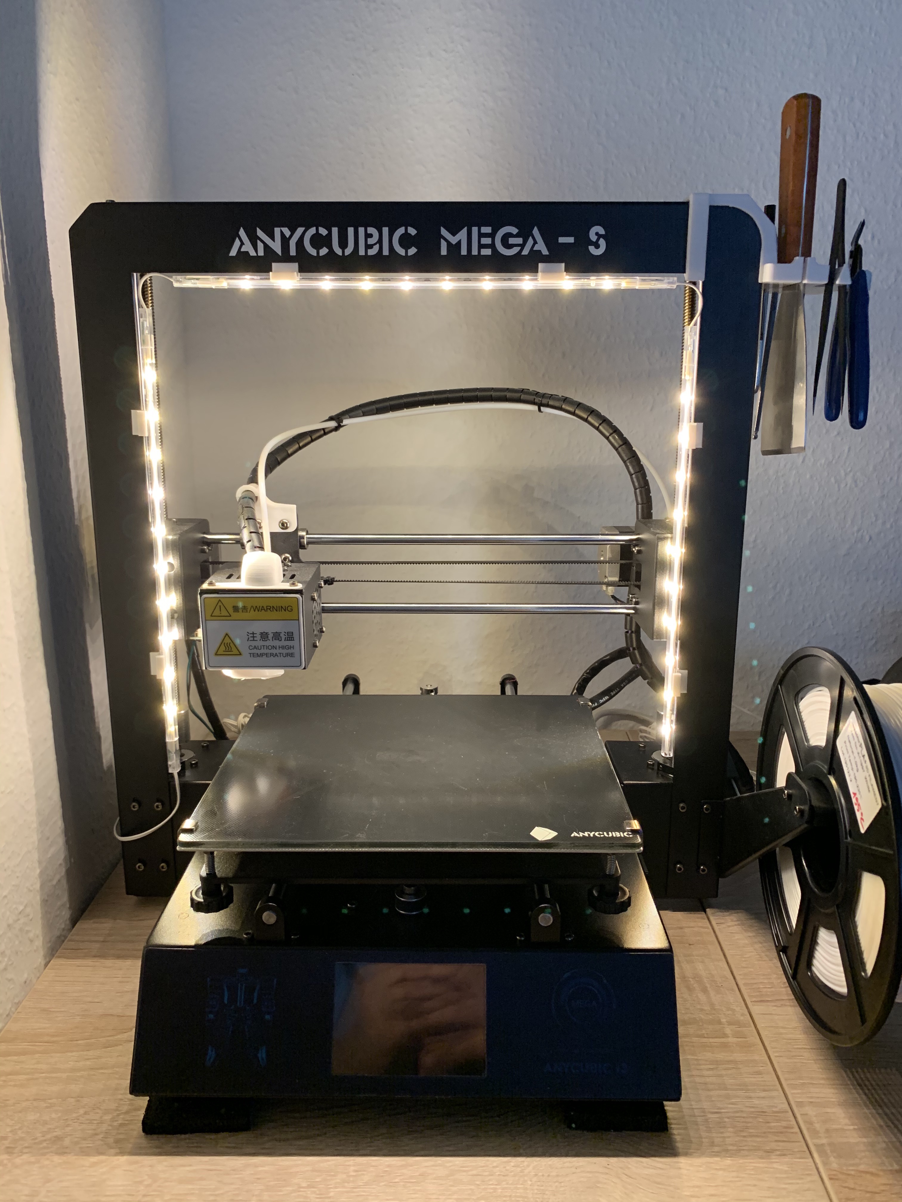Anycubic i3 Mega S Ikea Dioder LED Strip's Holder