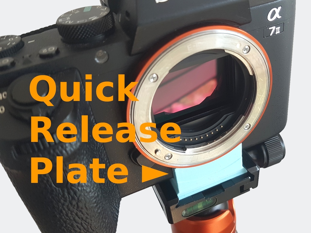 Sony A7II Quick Release Plate ArcaSwiss compatible