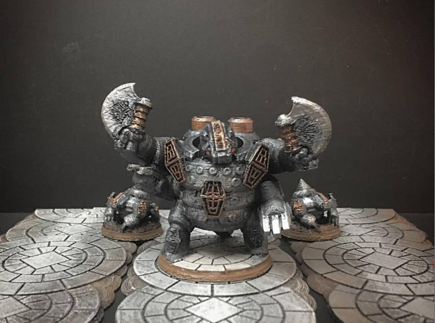 Netherforge Badger King (28mm/Heroic scale)