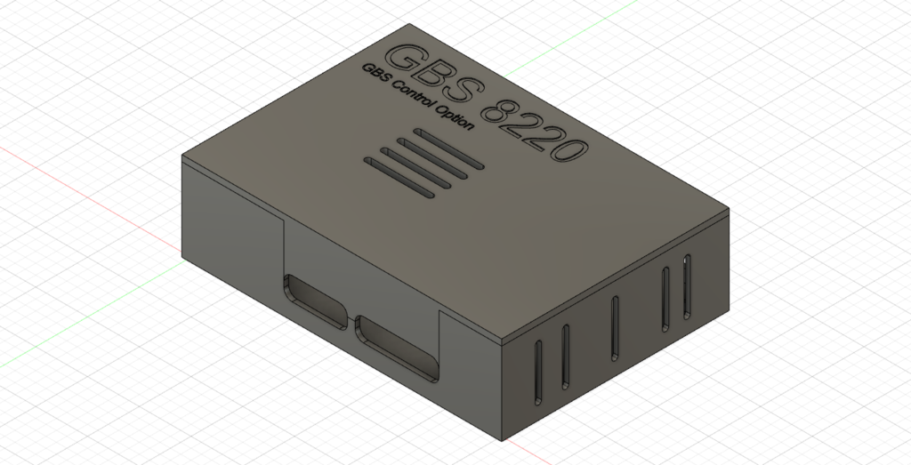 Case for GBS 8220 with ESP8266 (GBS Control)