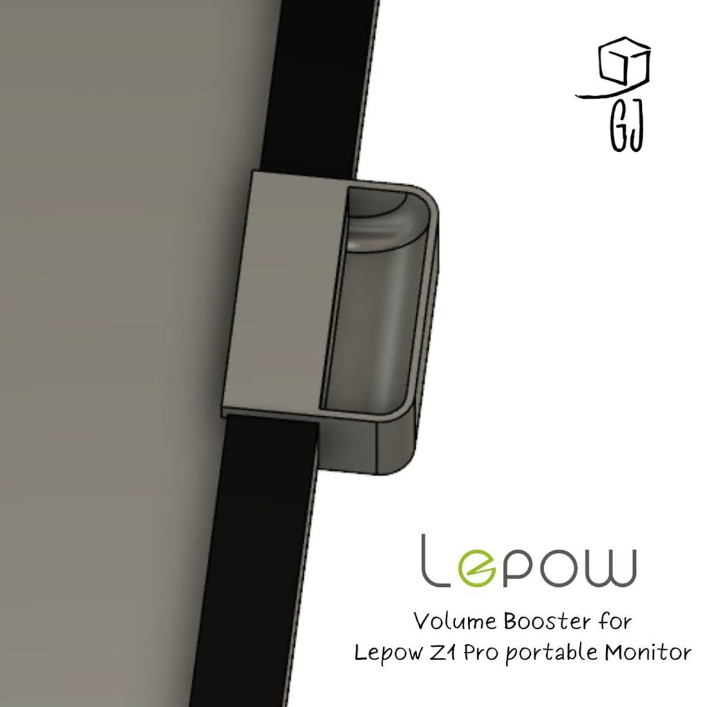 Volume Booster for Lepow Z1 Pro (Portable Monitor)