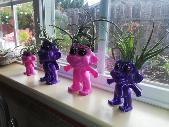 Troll Doll Planter Remix