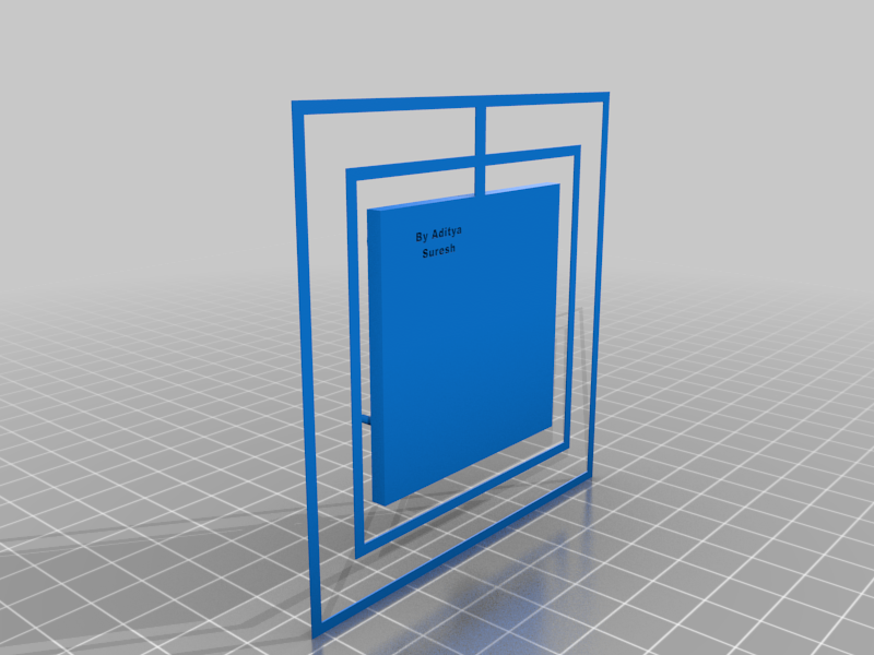 Minimal 3D printer benchmark test