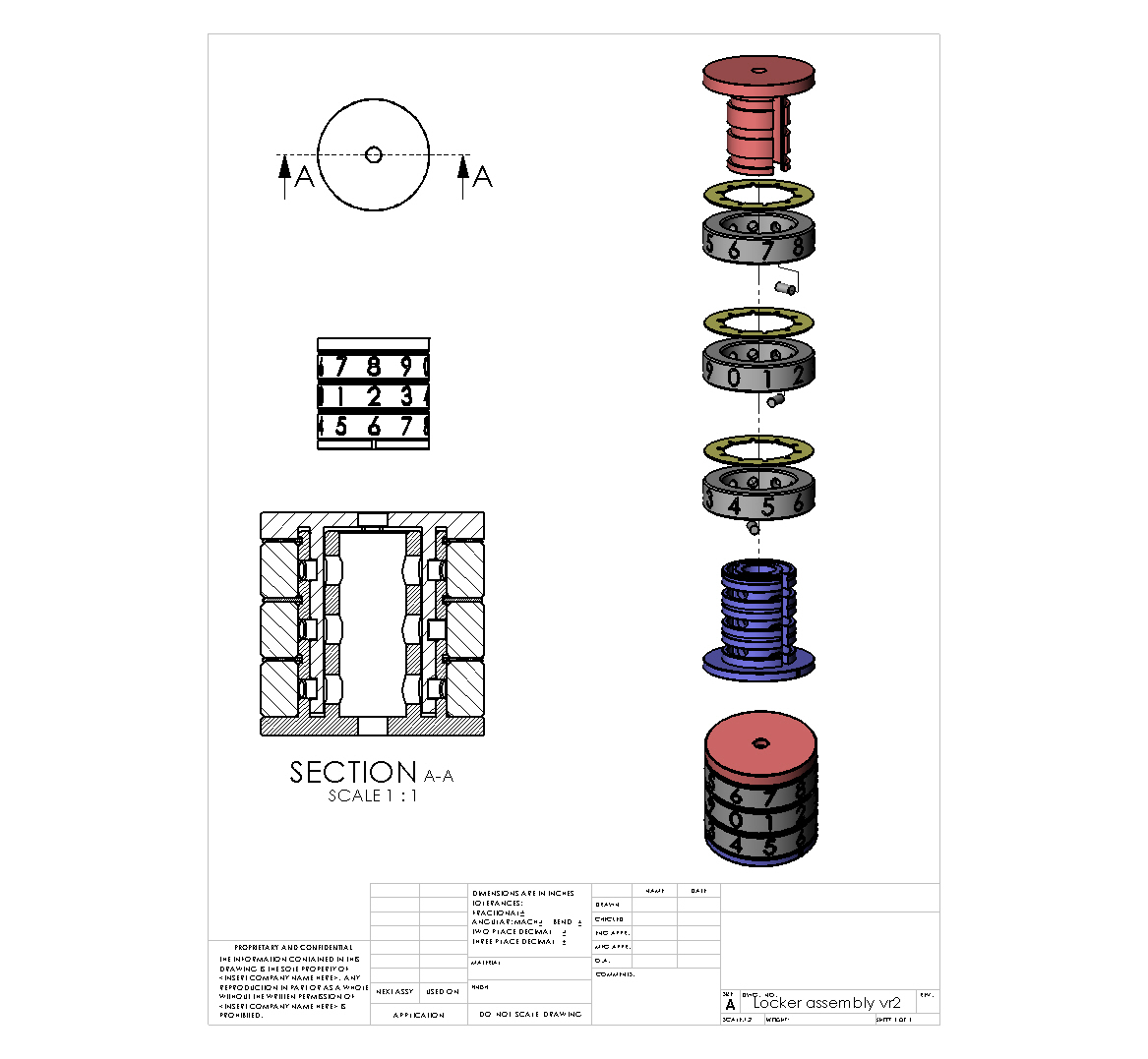 Locking mechanism multi-coded