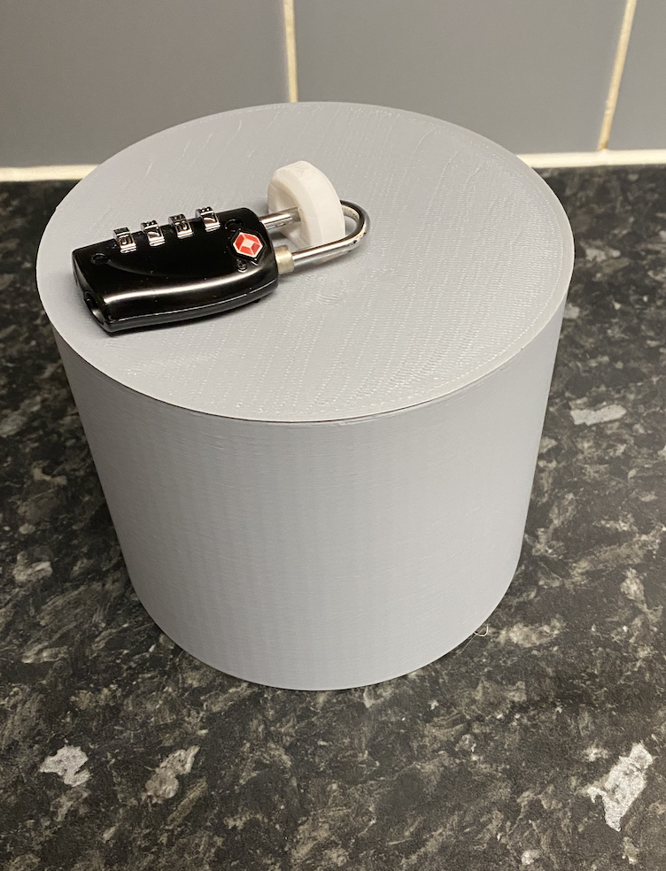 Toilet Roll Lock. Protect your roll. 