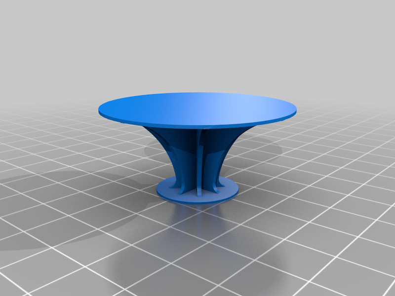 Simple Test for you part cooling from all directions that later can be used as mini table for small models