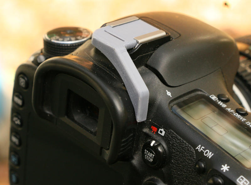 Canon EOS 7D diopter wheel cover