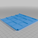 Interlocking Chess Board 25mm squares 3D model