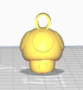 Mario "1up" Mushroom keychain
