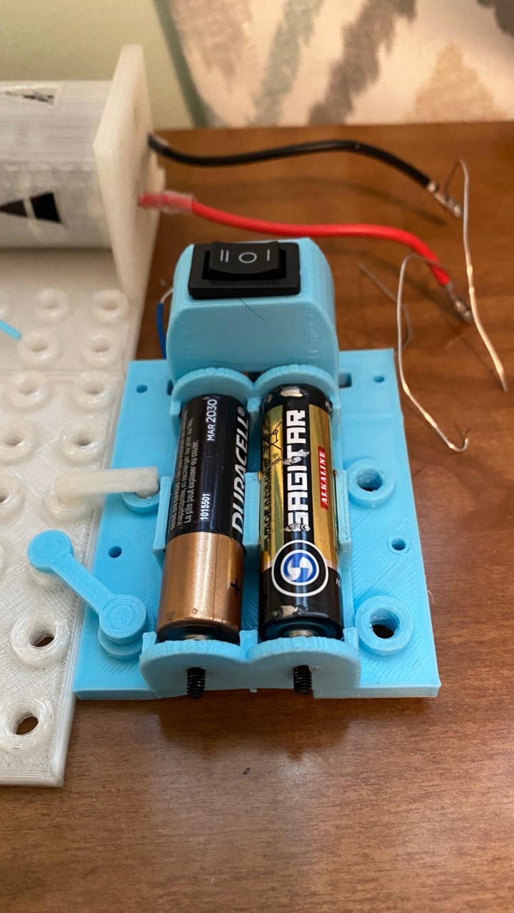 Funtime Marble Roller System Battery w/Switch mount