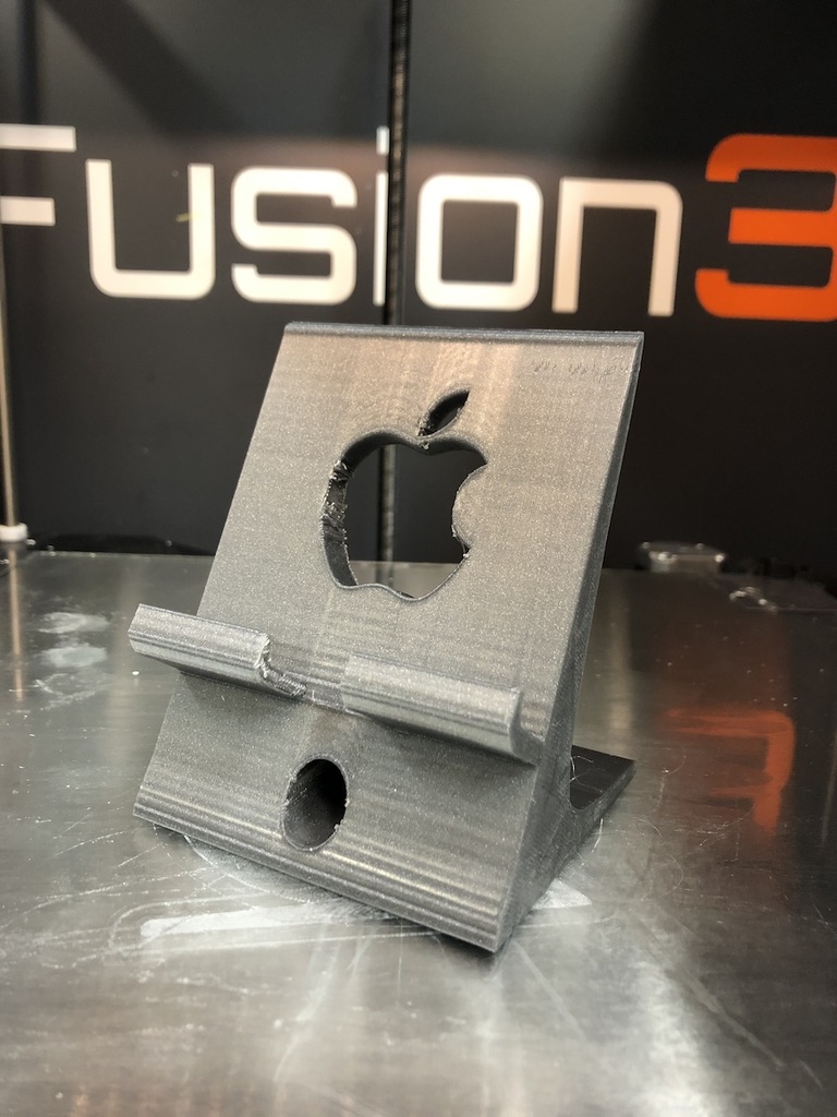 Wide apple iPhone stand / phone holder