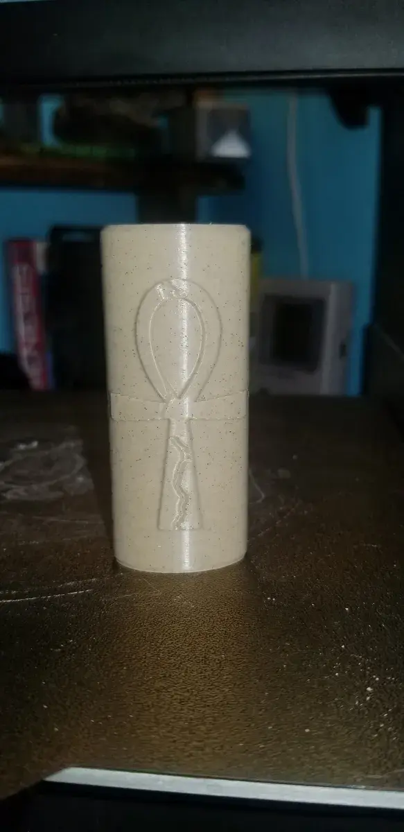 Bic lighter case Egyptian Ankh