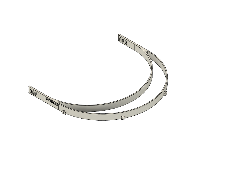 Medium A4 Faceshield support/ Suporte Para protetorfacial A4 médio
