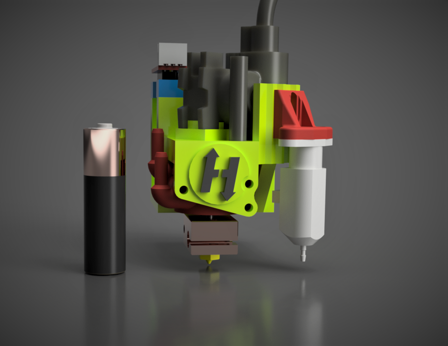 HevORT - Advanced DIY 3D printer - X Carriage for Zest Nimble V1 and Zesty Kryo