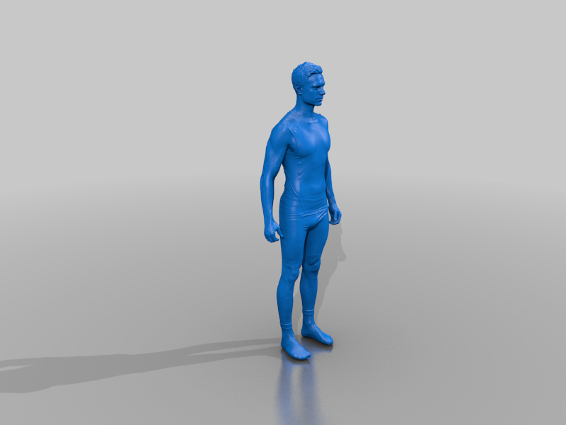 Male model（scanned by Revopoint Range）