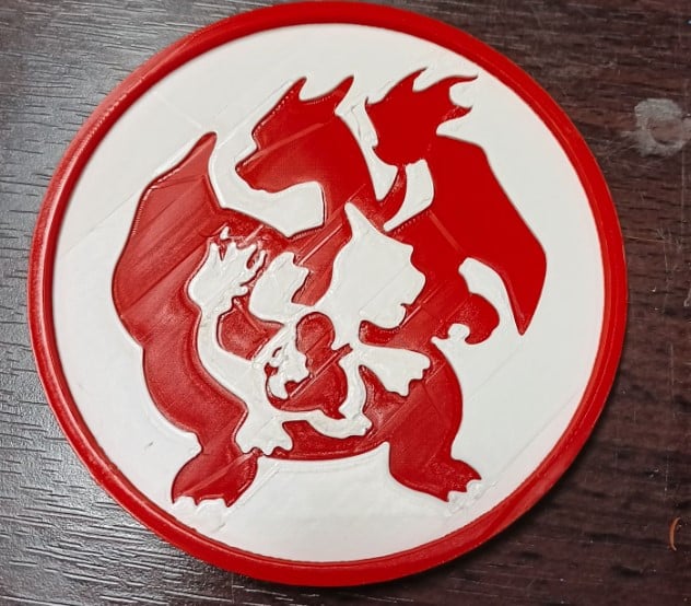 Charmander Charmeleon Charizard Pokemon Coaster