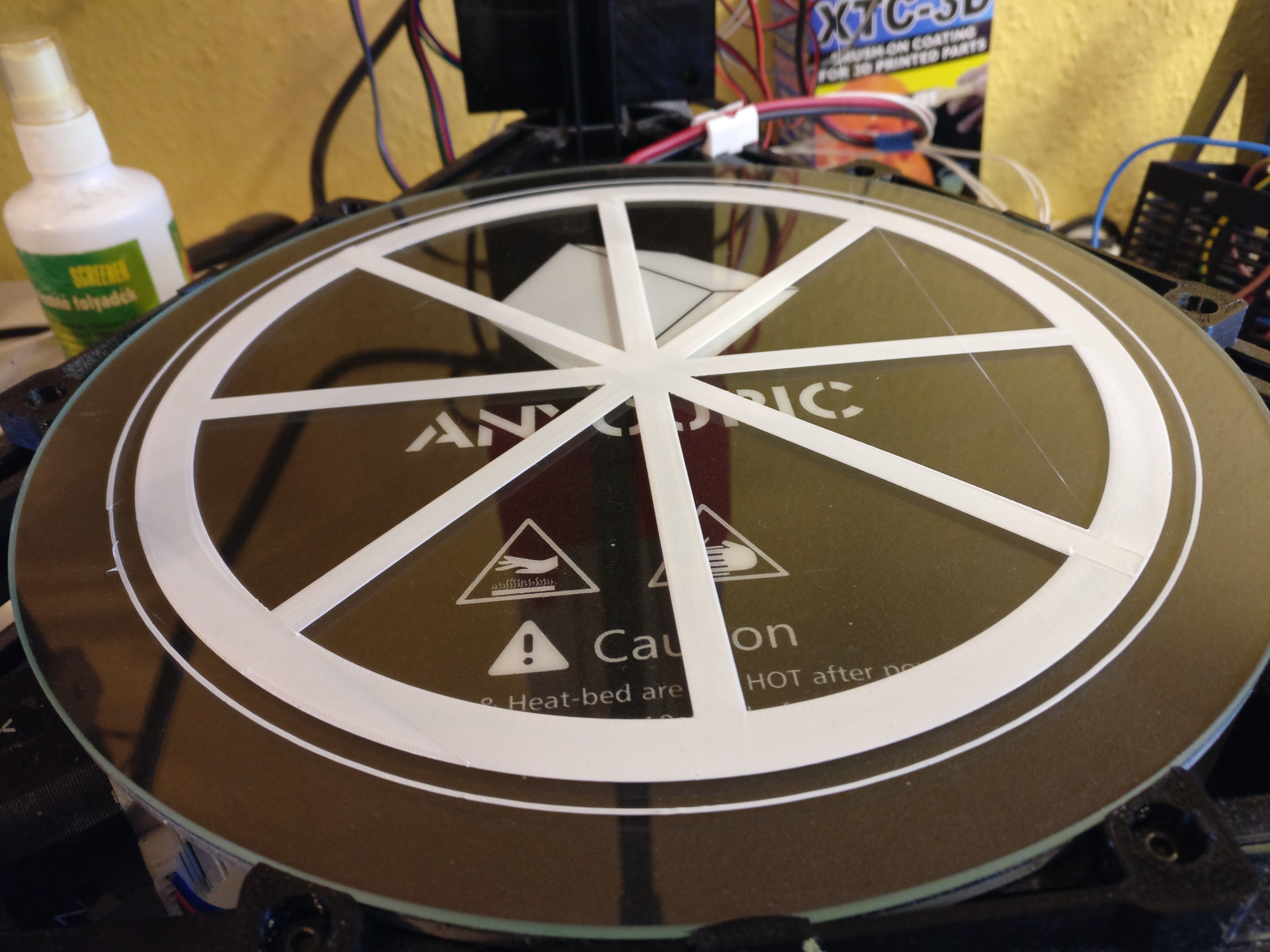 Delta Printer First Layer Test Circle