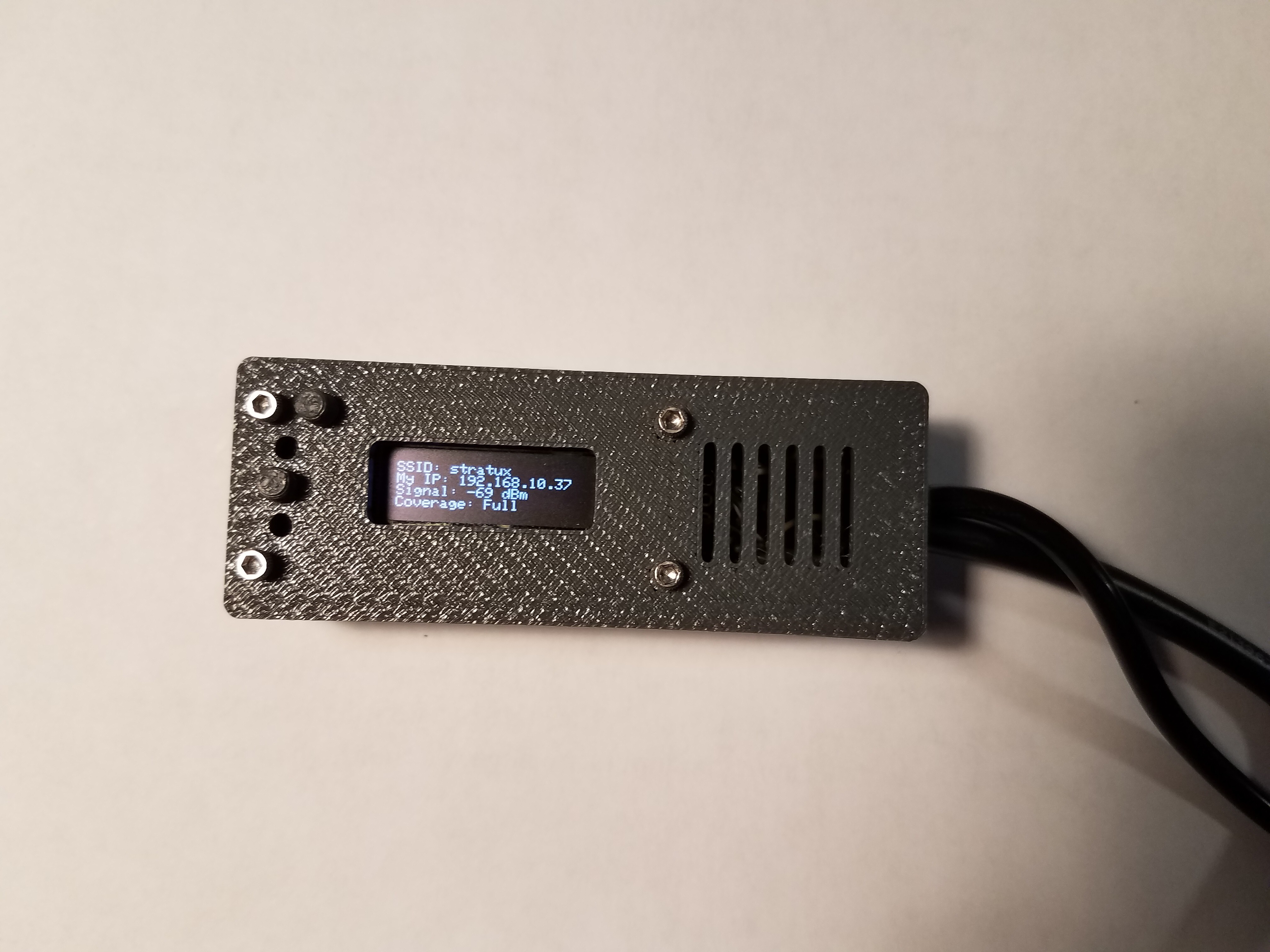 Adafruit FeatherWing OLED Cover w/ Buttons