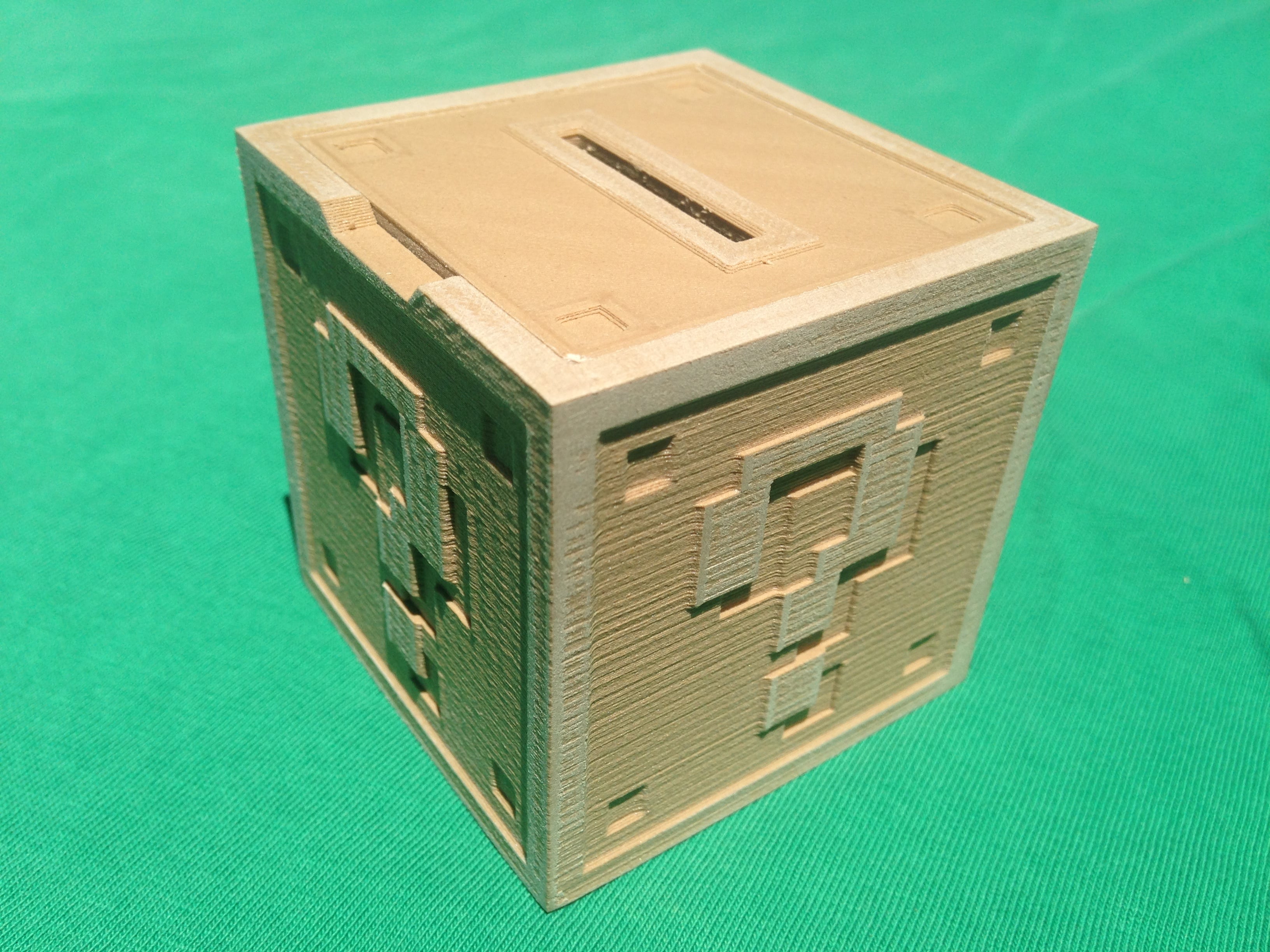 Mario Question Block Coin Bank