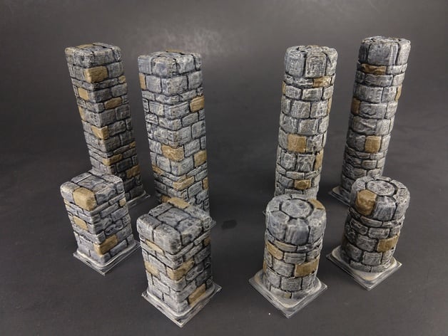 Openforge 2.0 Dungeon Stone Full Pillars