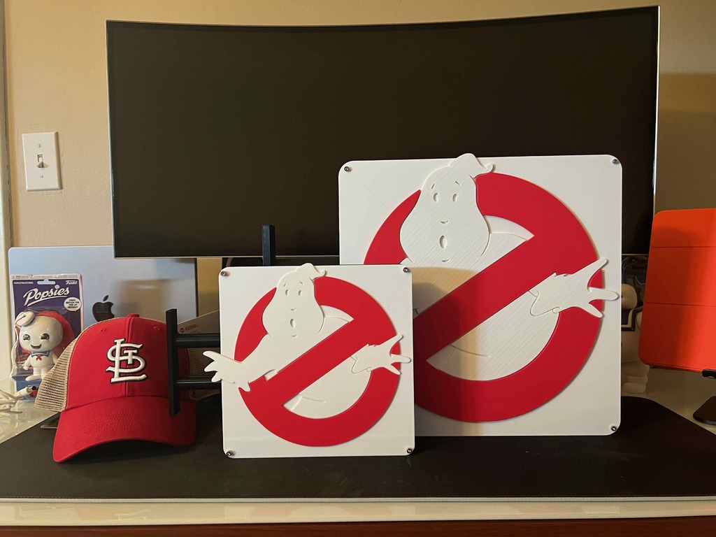 Ghostbusters Sign for Ender 3 and Ender 5 Plus