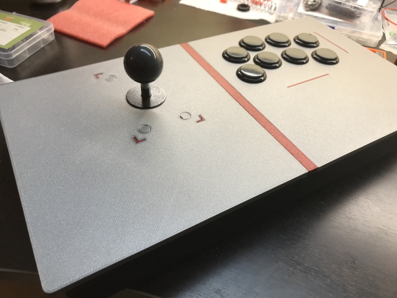 8-button Sanwa Arcade Stick - Hinged
