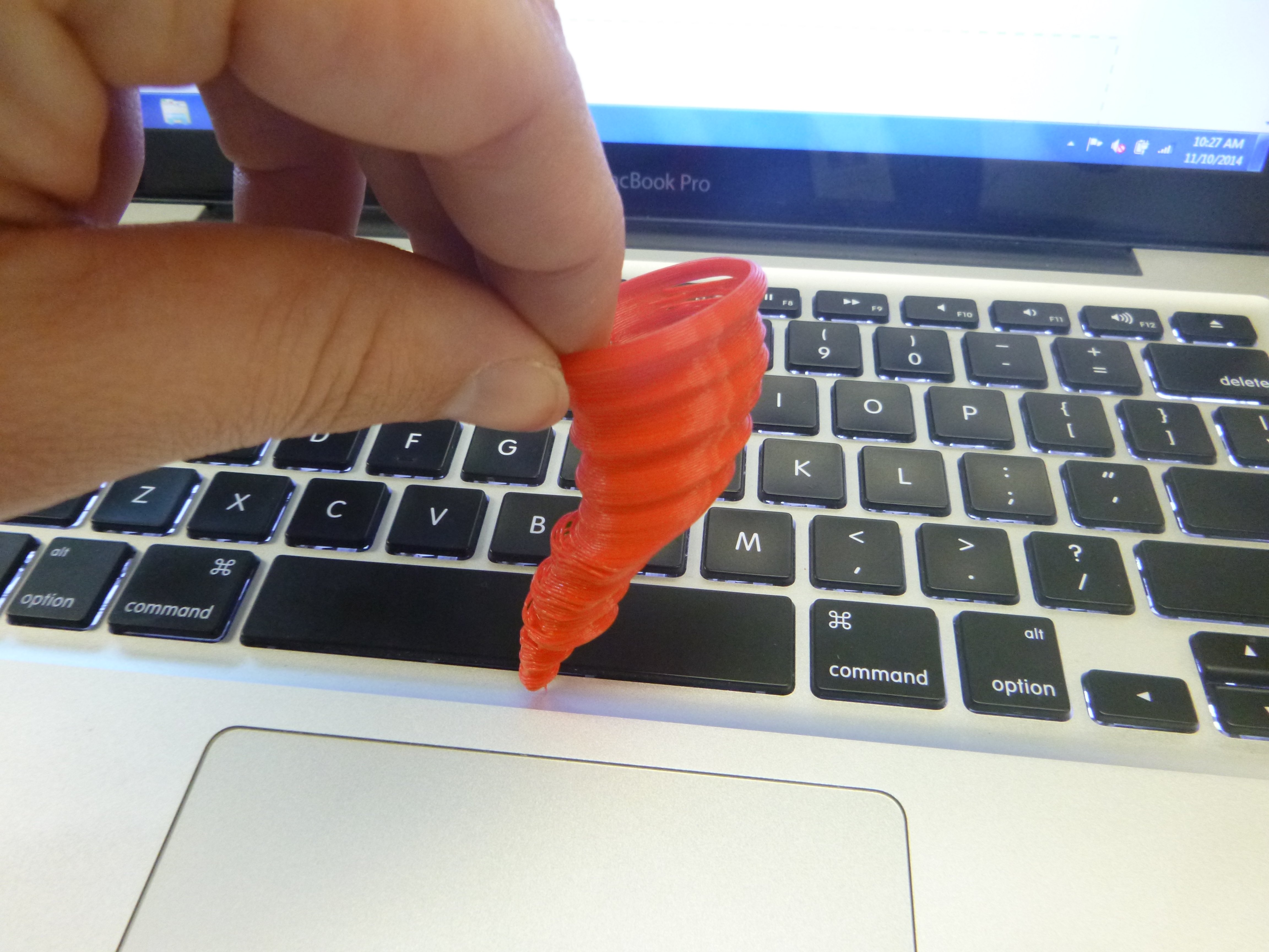 A small tornado