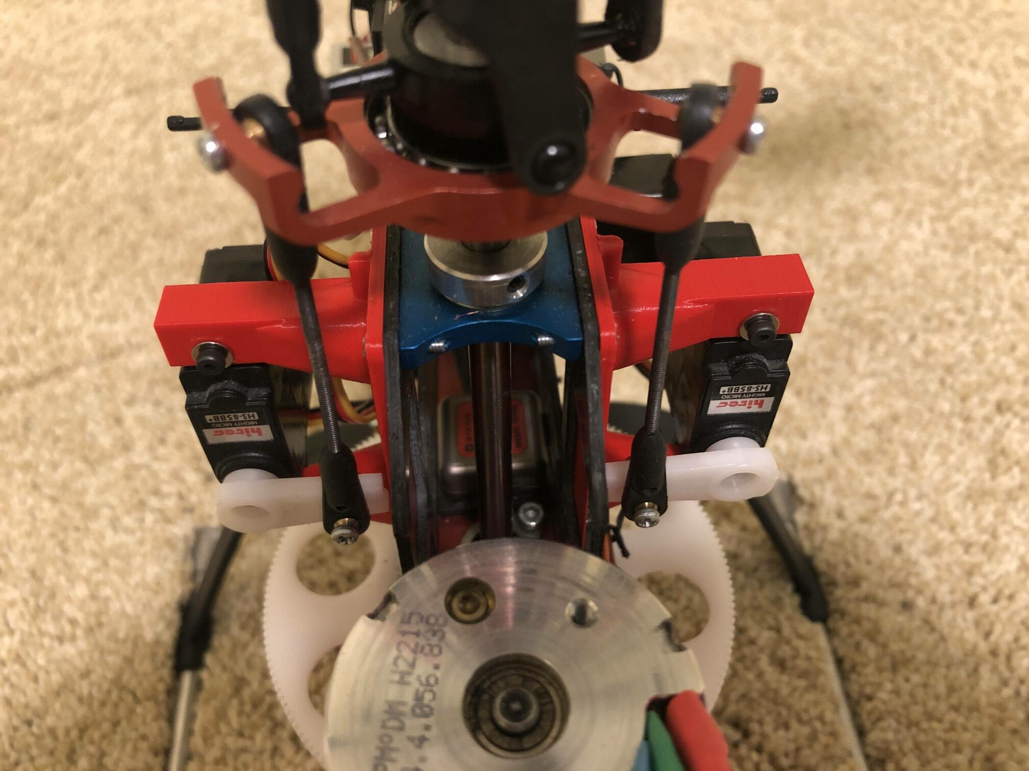 Ikarus ECO-8 Cyclic Servo Mounts for 120 CCPM
