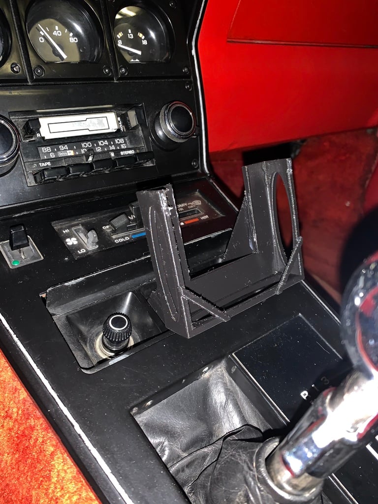 Corvette C3 phone holder