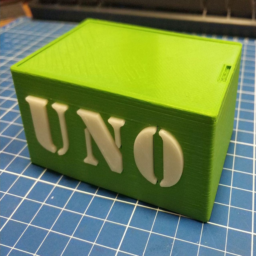 Uno box (for card game UNO)