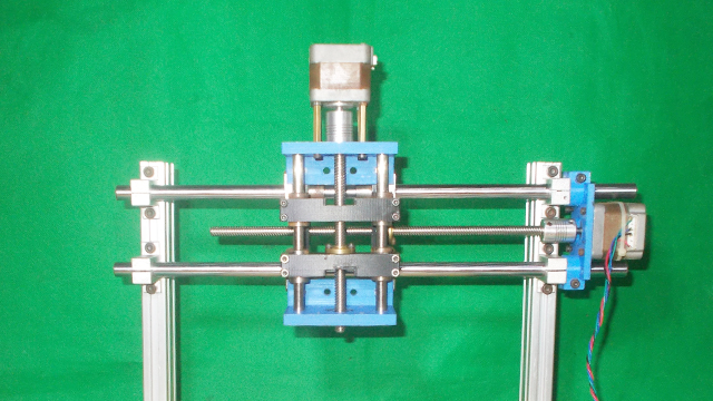 014-Homemade CNC Router Mill Laser Plotter 3D Printer Machine DIY Z Axis Slide Bed Base Linear Frame
