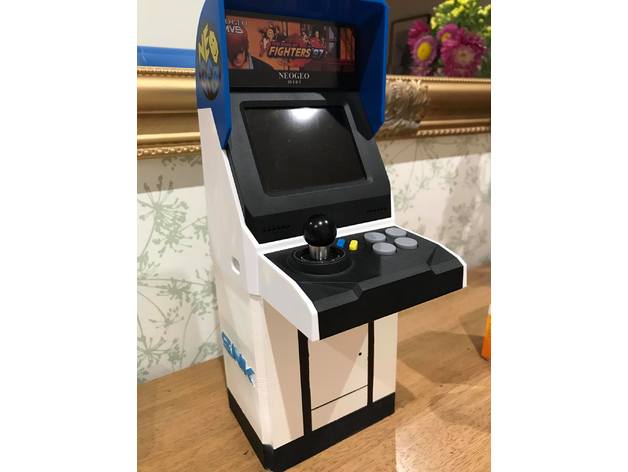 Neo Geo Mini Arcade Pedestal Kit - Retro Gaming Console Base For Ages 3+