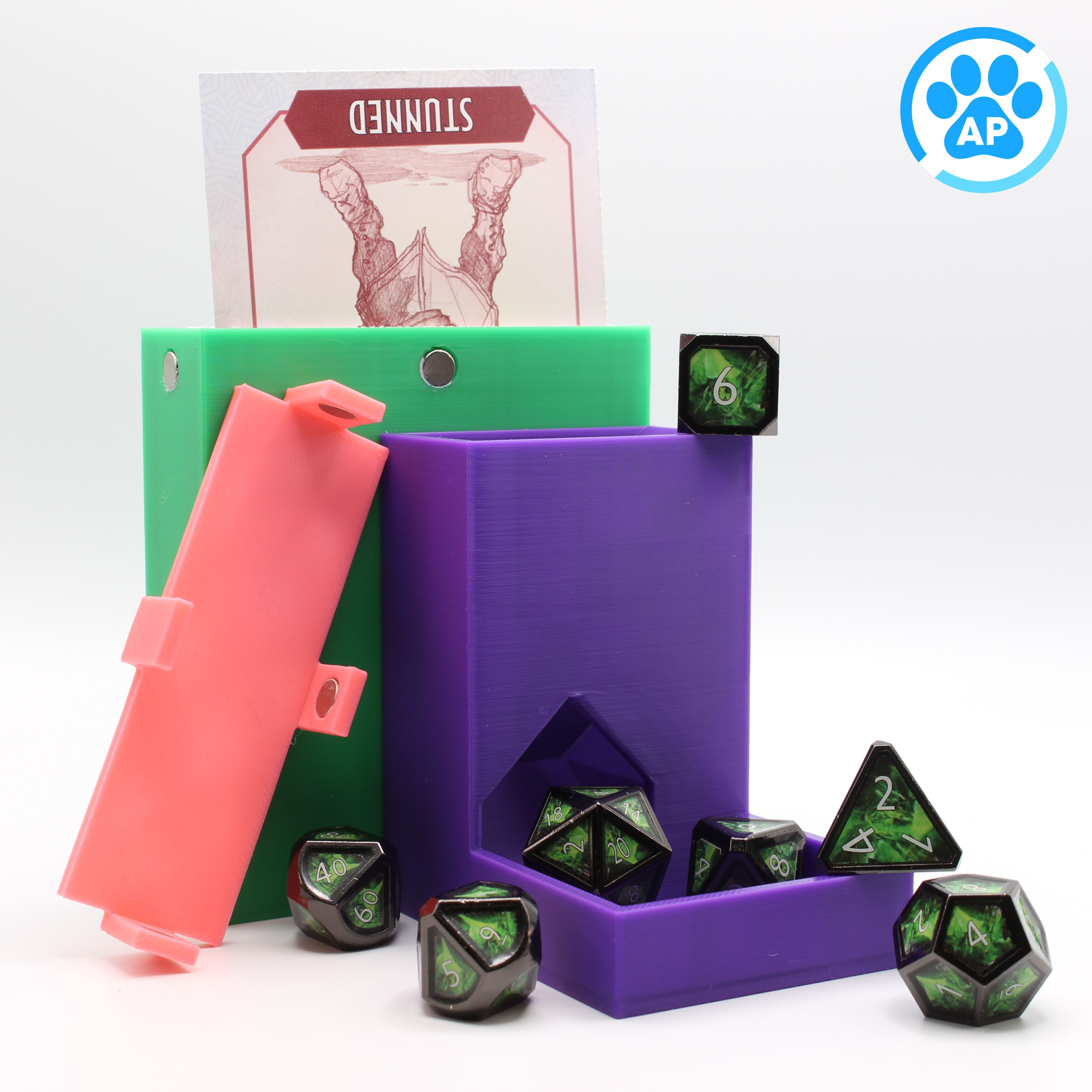 DnD Mini Dice Tower - DM Screen Deck Box Add-On