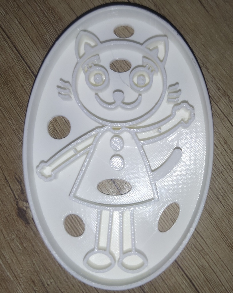 KiciaKocia Cat Cookie cutter (Foremka) (Cat cookie cutter)