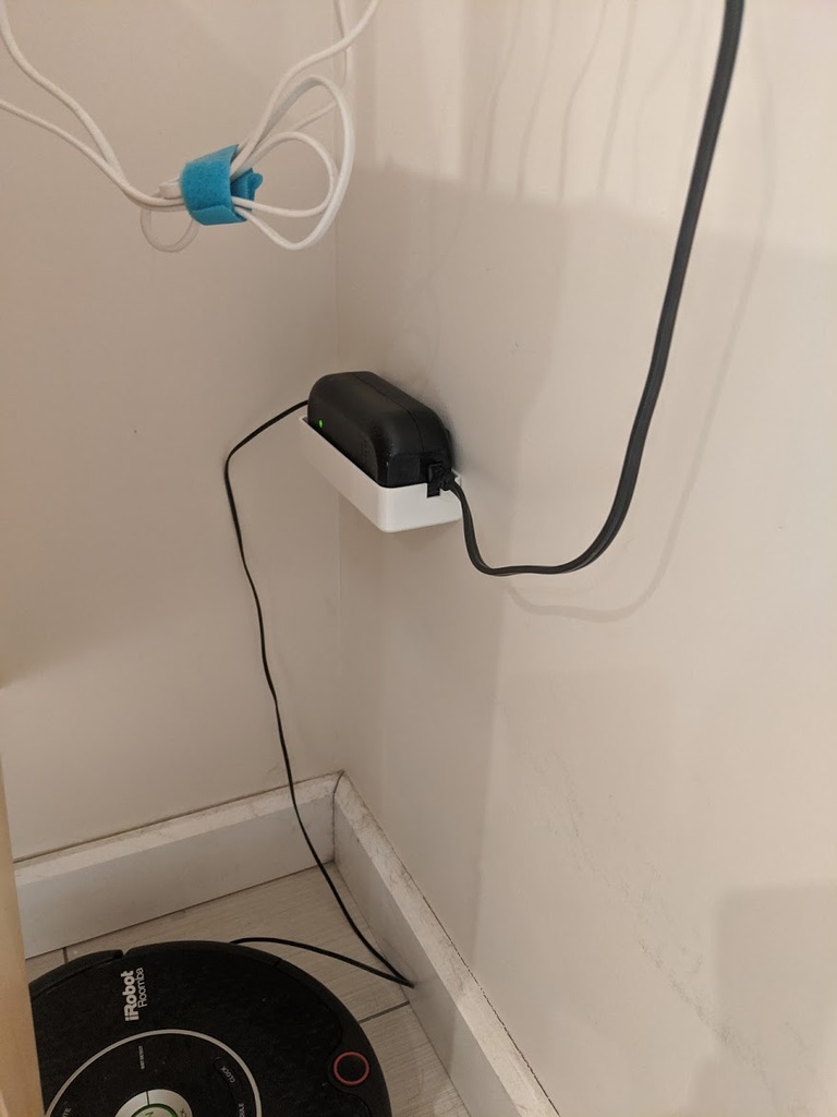 Roomba charger wall mount