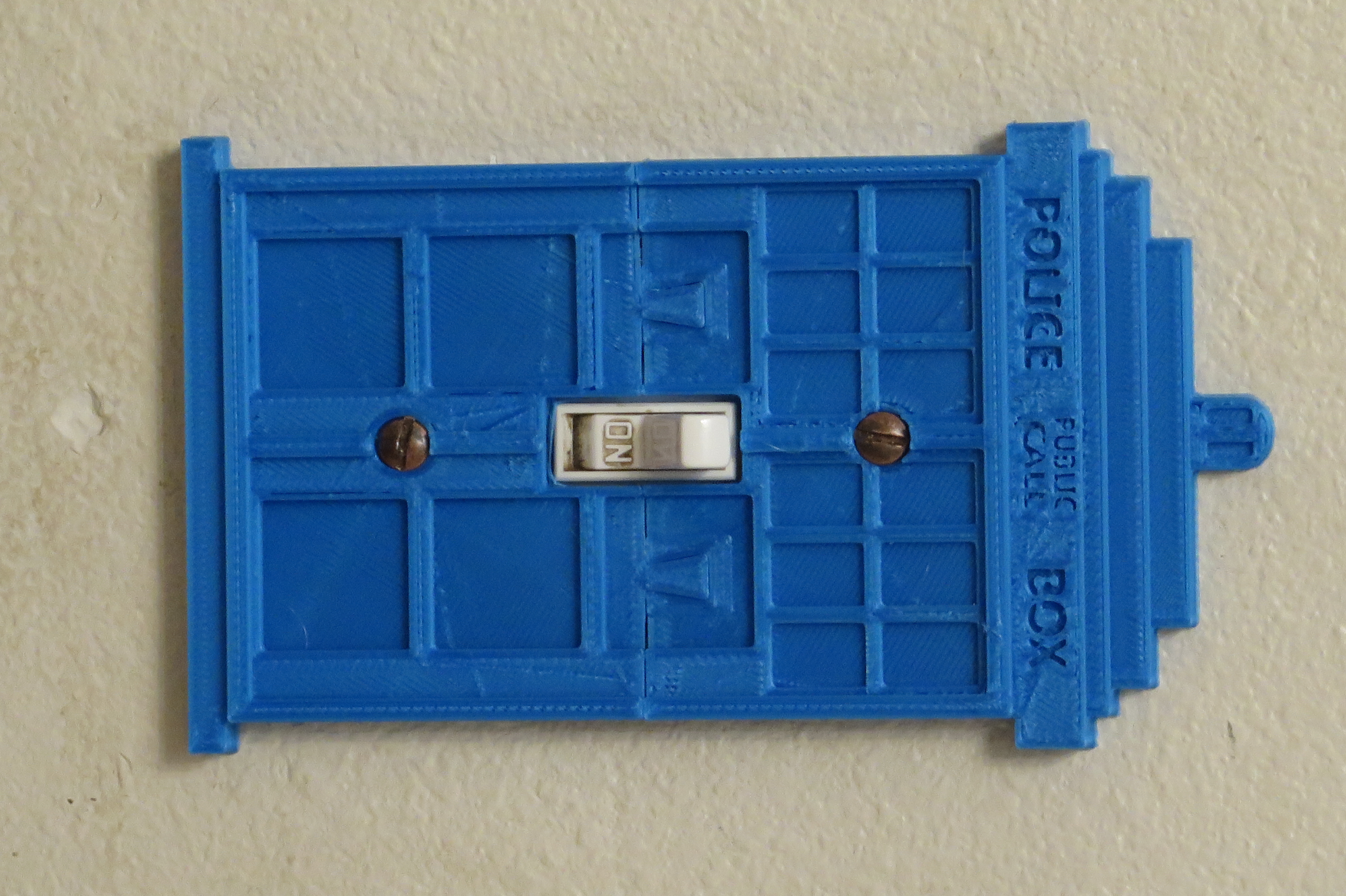 Tardis Switchplate
